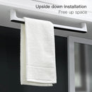 Self-adhesive Towel Holder Rack Wall Mounted Towel Hanger Bathroom Organizer Towel Bar Shelf Bathroom Hook Kitchen Wipes Hanging
