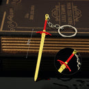 New Baldur Gate 3 Heros Weapon Keychains Metal  Great Sword Model Backpack Pendant Anime Game Decoration Friends Gifts