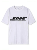 2024 Summer Bose Logo Sound Audio T Shirt Men Kids Women Cotton Short Sleeve Tee Men Hip Hop Tops Clothes Sportwear Brand