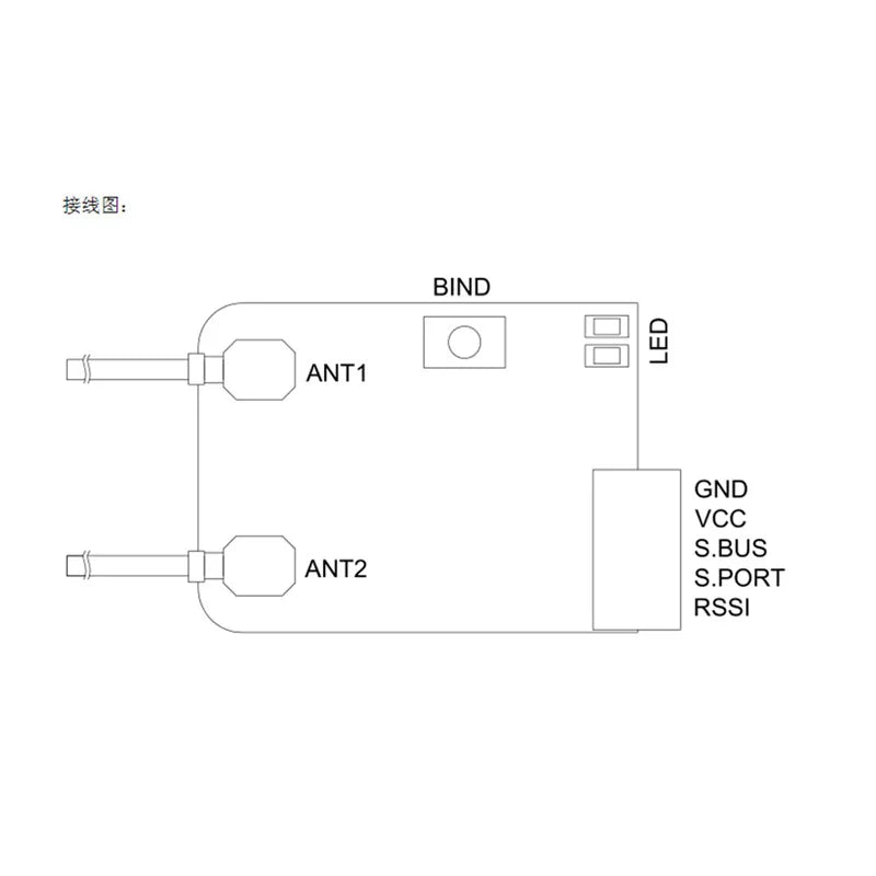 Jumper R1 R900 Mini Receiver 16CH Sbus for T16 Pro D16 D8 Mode Radio T8 T12 OpenTX Frsky Radiomaster TX16S Radioking TX18S