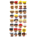 Big Size Action Figures City Princess Policemen Family Building Block Doll Character Accessory Assembly Toys for Children Gift