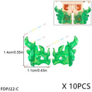 10PCS Special Effects Pieces Arm Fist Wind Lightning Leg Flames Assemble Scene Bricks Weapons Accessories Kids Toys