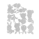 Easter Rabbit Metal Cutting Dies Stencils For DIY Scrapbooking Embossing Handcraft