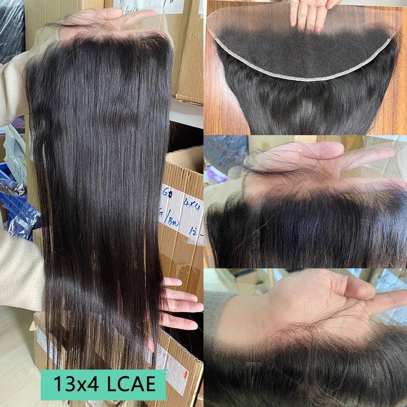 Straight 4x4 5x5 6x6 Closure Human Hair 13x4 Ear To Ear Transparent Frontal Lace Only 2x6 HD Lace Closure 3-5 Days Delivery