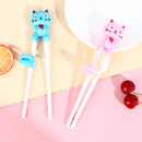 Cartoon Animal Head Chopsticks Children Eating Training Baby Learning Chopsticks