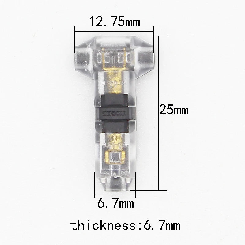 5PCS Wire Cable Connectors Terminals Crimp Scotch Lock Quick Splice Electrical Car Audio 24-18AWG Kit Tool Set