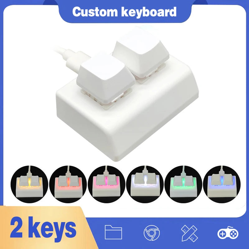 OSU 2 keys Macro Programming Keyboard RGB Mini Keyboard Gaming Drawing Red Switch Custom Keyboard Gaming Keypad