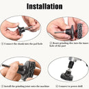 10/21Pcs 2-Inch Strip Discs Stripping Wheel Polishing Wheel with 1 Part holder Grinding Disc for Clean and Remove Paint