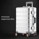 Large Capacity Trolley Suitcase Travel Bag Aluminum-magnesium Alloy Travel Suitcase Business Rolling Luggage