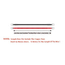 4AWG 25mm² Flexible and Efficient Battery Cable Wire For Car Inverter Solar With And Tinned Copper Terminal M8 M10