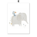 Boho Animals Friend Elephant Rabbit Bear Deer Bee Posters And Print Nursery Wall Art Canvas Painting Baby kids Room Home Decor