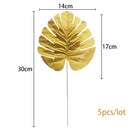Artificial Tropical Palm Leaves Monstera Leaves Summer Tropical Party Turtle Leaves Hawaiian Wedding Home Luau Beach Fake Plants
