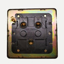 86 Type Green Bronze Stainless Steel Panel Wall Light 1-3 Gang 2 Way Toggle Switch