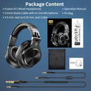 Oneodio A71 Deep Bass Studio Headphones Wired Hi-Res Headset with Microphone Stereo Sound Headset For DJ Mixing Audio Recording