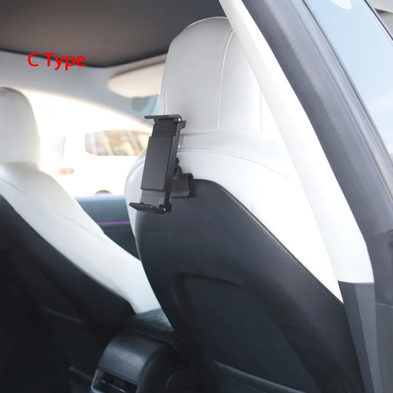 Phone Holder For Tesla Model 3 Model Y Back Seat 360 Degree Rotate Stand Support For Tablet iPad Mini Pro Interior Accessories