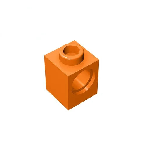 10pcs Compatible MOC Parts 6541 High-Tech Brick 1 x 1 with Hole Building Block Particle DIY Kid Puzzle Brain Toy Birthday Gift
