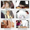 50W 3000k-6500k Bi-color LED Fill Lamp Video Light Panel Photography Lighting Live Stream Photo Studio Light with Tripod Stand