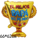 Father's Day Theme Party Decoration Tie Beard Trophy Aluminum Film Balloon Bset Dad Balloon