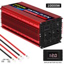 Inverter Pure Sine Wave Power Inverter 10000W DC 12V to AC 220V/230V Converter LED Display and EU Socket