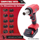 360W Cordless Heat Gun Portable 400℃ Hot Air Gun with 4 Nozzle Fit for Milwaukee 18V Battery (No Battery)