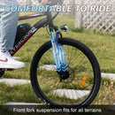 EVERCROSS TECH EK15 Electric bike adult, 26 E-boat with removable battery 36V 12Ah, 7 speeds, Range 35-90km