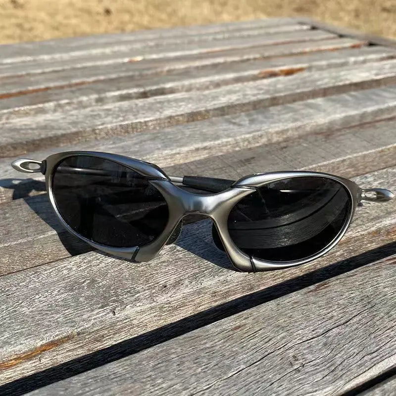 Premium Metal Frame Polarized Sunglasses, Cycling Fishing Multi-Sport Eyewear, Anti-Glare HD Vision, Outdoor Adventure Gear