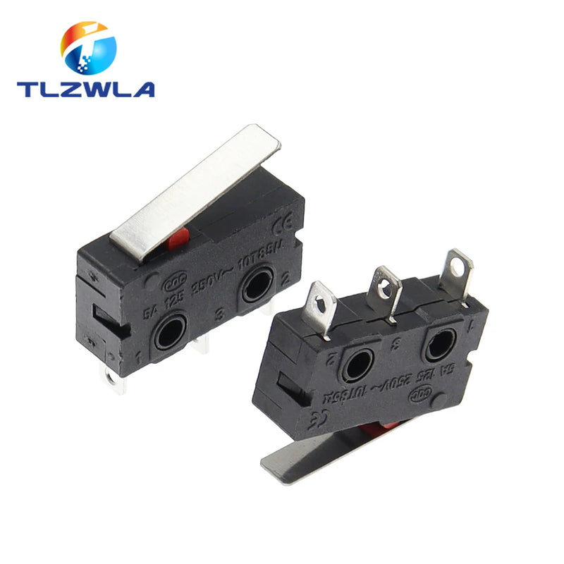 10PCS Limit Switch 3 Pin N/O N/C High quality All New 5A 250VAC KW11-3Z Micro Switch