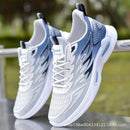 Summer Men's Shoes Ice Silk Mesh Breathable Casual Running Sports Shoes Trendy Student Anti-odor Rubber Upper Material