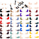 MOC Military Building Blocks Soldiers Figures Special Accessories Squatting Posture Arm Hand Kit Bricks Toys For Kid Gifts O020