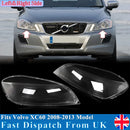 For Volvo XC60 156 2008 2009 2010 2011 2012 2013 Front Headlight Lens Clear Covers Driving Lights Lampshade Left Right Pair Cap