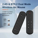 M5 Bluetooth 5.2 Mini Keyboard 2.4G Remote Control 7 Color Backlit Wireless Air Mouse for Android Smart TV Box Mac Os Linux