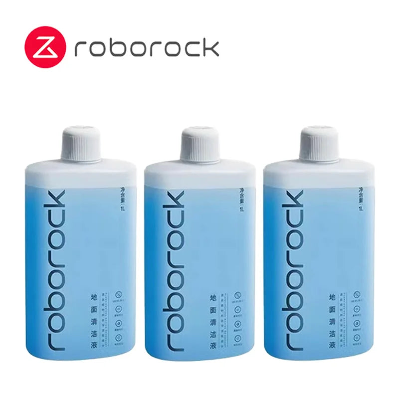 Original Floor Cleaning Solution Roborock S7 Maxv Ultra S7 Pro  Vacuum Cleaner Spare Parts 1L Robot Mops Antibacterial