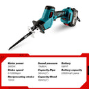 ONEVAN 3600W Brushless Cordless Reciprocating Saw 12000SPM Wood Metal Pipe Cutting Saw Home Power Tools For Makita Battery Pin