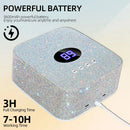 Rechargeable UV LED Lamp for Nails Bling-bling Cordless Gel Polish Dryer Machine 30LEDS Wireless Nail Dryer With Smart Sensor