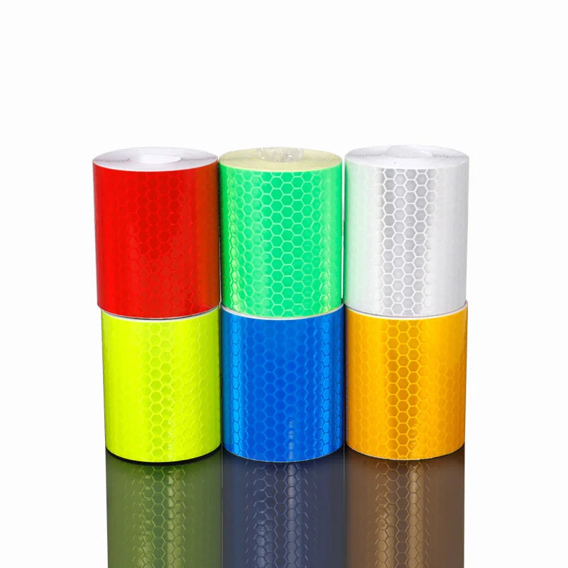 3M/1M Car Reflective Tape Auto Safety Warning Sticker Reflector Protective Tape Strip Film for Trucks Auto Motorcycle Stickers