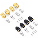 AXSPEED 7MM Brass Wheel Hex Hub Extender Adapters for TRX4M Bronco Defender K10 F-150 1/18 RC Crawler Car Model Accessories