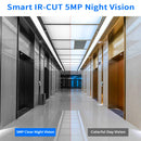 Hiseeu 5MP 3MP POE IP Security Surveillance Camera H.265+ Dome CCTV ONVIF Audio Record Motion Detection Indoor Home Roof