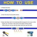 ZoeRax 100PCS Solder Seal Wire Connectors, Heat Shrink Butt Connector Solder Sleeve Waterproof Insulated Electrical Butt Splice