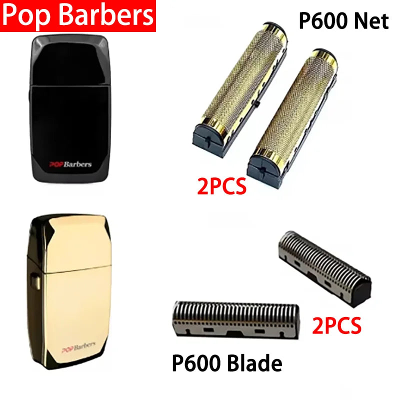 P800 P700 P600 Pop Barbers Professional Hair Clipper 0mm Blade Standard Set for Hair Cutting Machine Replaceable Cutter Head