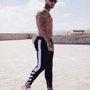 2025 Men's Pants Autumn And Winter New Leisure Sports Running Training Small Foot Pants 2023 Letter Side Zipper