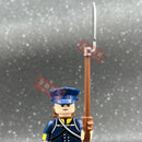 Medieval Napoleonic War French Dragoon British Soldiers Pirates Figures Army Scottish Fuisiler Building Blocks Weapons Brick Toy