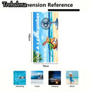 30*60inch Ultra-Soft Beach Towel with Cool Cucumber Bunny Beach Towel Summer Fun