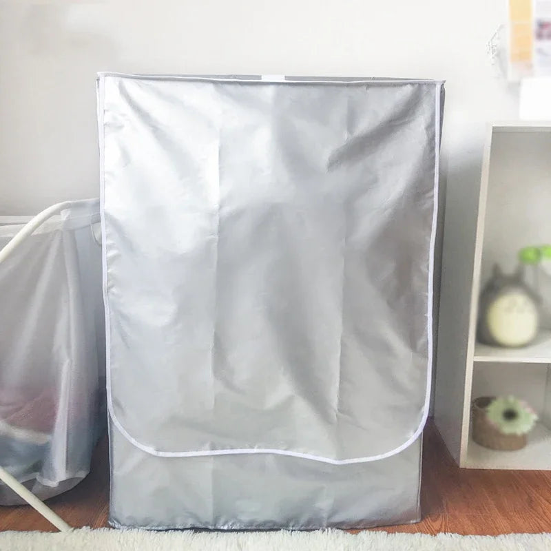 Washing Machine Cover Protector Silver Coating Protective Front Load Laundry Dryer Sunscreen Protection Dustproof Waterproof