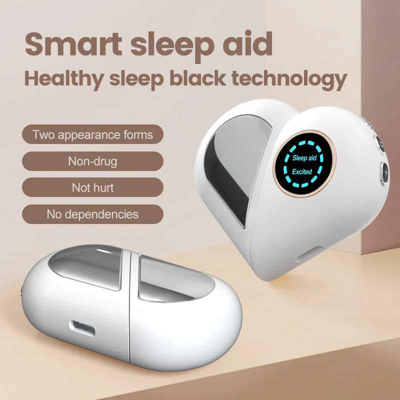 Smart Sleep Aid Device CES Stimulation Therapy 180mAh Hand-held Micro-current Relieve Anxiety Depression Fast Sleep Instrument