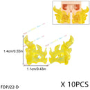 10PCS Special Effects Pieces Arm Fist Wind Lightning Leg Flames Assemble Scene Bricks Weapons Accessories Kids Toys