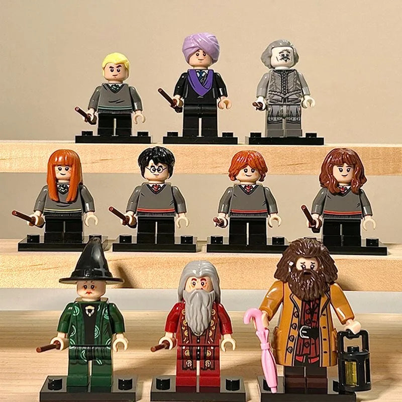 Disney MINISO Film Series Harry Rubens Hagrid Dumbledore Cubs Building Blocks Children's Boys Toys Christmas Birthday Gifts