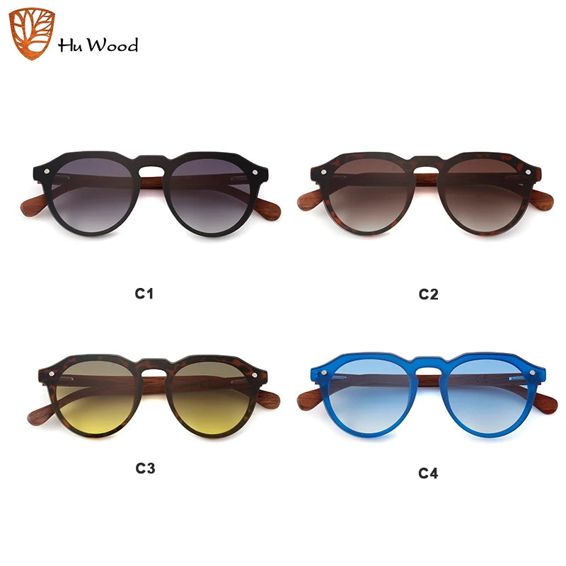 Hu Wood New Luxury Vintage Sunglasses Women Rimless Uv400 Male Classic Mens Driving Shades Male Sun Glasses GR8056