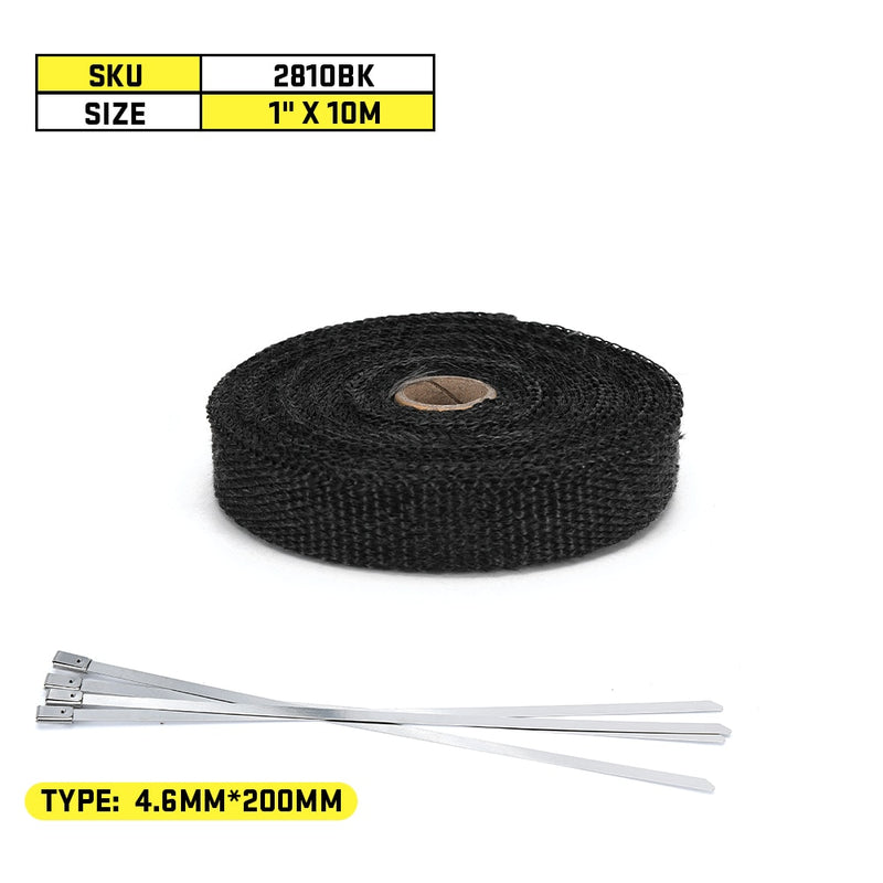 Free Shipping Motorcycle Exhaust Thermal Exhaust Tape Header Heat Wrap Resistant Downpipe For Motorcycle Car Accessories