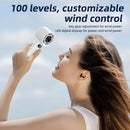 Mini Handheld Fan Portable Hook Turbo Fan Usb Rechargeable Led Display Screen Summer Cooling Outdoor Desktop Camping ElectricFan