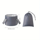 Travel Camping Foldable Basin Washbasin Bucket Bathroom Folding Basin Foot Bath Sink Foot Soak Bag Folding Foot Bath Bucket